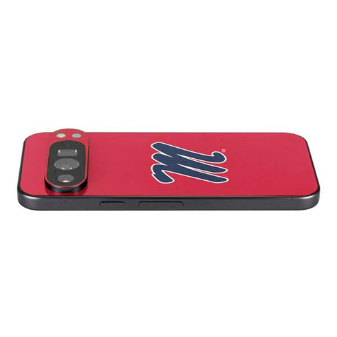 University of Mississippi Ole Miss Logo Red Pixel 9 Pro XL Skin